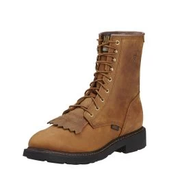 Ariat Cascade 8" Round Toe Soft Toe Work Boot 13 Ariat Cascade 8" Round Toe Soft Toe Work Boot -Guadalajara Western Wear 10002418 3 4 front