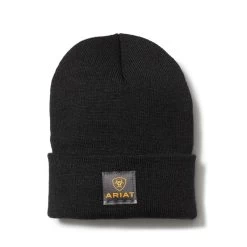 Black Rebar Watch Beanie