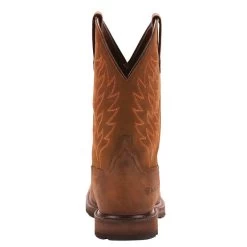 Ariat Groundbreaker Wide Square Toe Waterproof Work Boot -Guadalajara Western Wear 10024984 heel 2