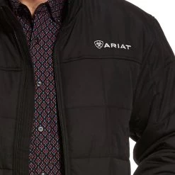 Ariat Crius Black Insulated Jacket -Guadalajara Western Wear 10028355 01