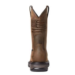 Ariat WorkHog XT Patriot Waterproof Carbon Toe Work Boot -Guadalajara Western Wear 10036002 heel