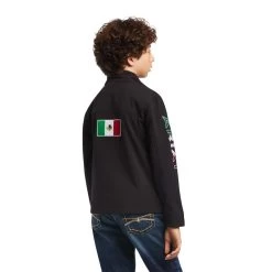 Kid's New Team Soft-Shell MEXICO Jacket -Guadalajara Western Wear 10036550 back