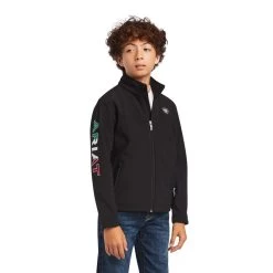 Kid's New Team Soft-Shell MEXICO Jacket -Guadalajara Western Wear 10036550 front