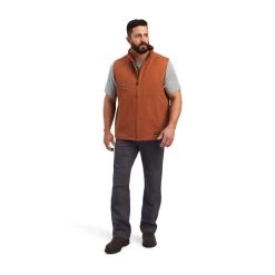 Ariat Men's Rebar DuraCanvas Copper Vest -Guadalajara Western Wear 10037636 full