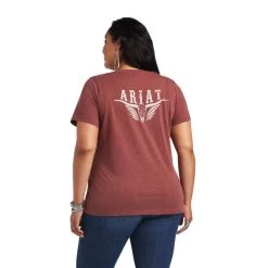 REAL Relaxed Longhorn Tee -Guadalajara Western Wear 10040621 back plus