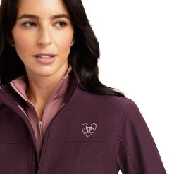 Ariat Women Team Mulberry Heather Soft-shell Jacket 13 Ariat Women Team Mulberry Heather Soft-shell Jacket -Guadalajara Western Wear 10041279 01
