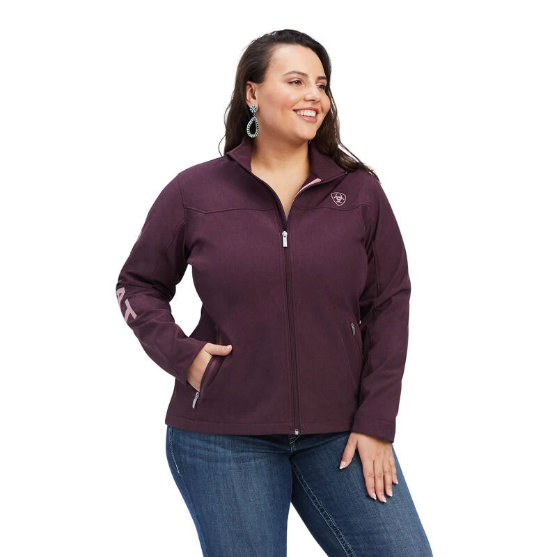 Ariat Women Team Mulberry Heather Soft-shell Jacket 10 Ariat Women Team Mulberry Heather Soft-shell Jacket - Image 8