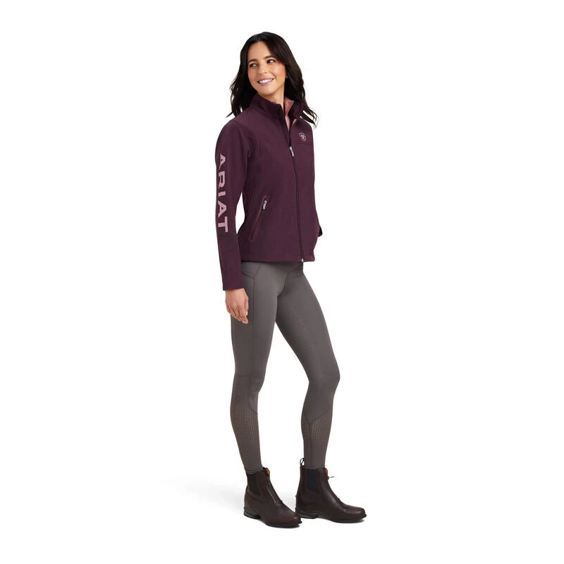 Ariat Women Team Mulberry Heather Soft-shell Jacket 6 Ariat Women Team Mulberry Heather Soft-shell Jacket - Image 4