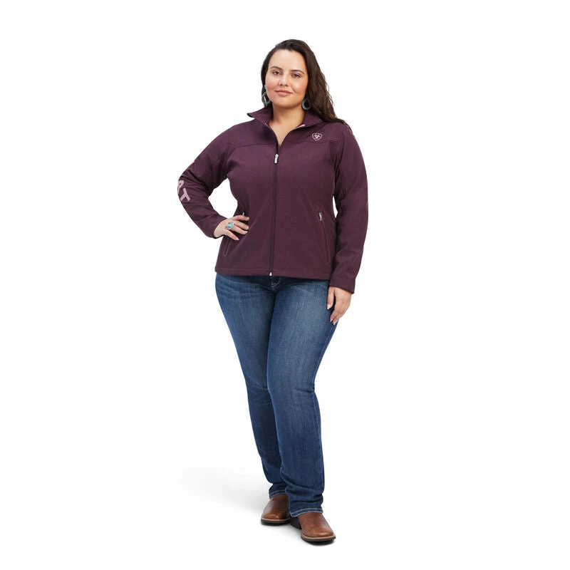Ariat Women Team Mulberry Heather Soft-shell Jacket 7 Ariat Women Team Mulberry Heather Soft-shell Jacket - Image 5