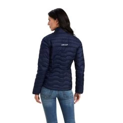Ariat Women Ideal Navy Eclipse Jacket -Guadalajara Western Wear 10041381 back