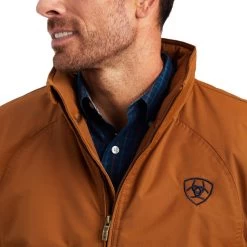 Ariat Team Logo Insulated Chestnut Jacket -Guadalajara Western Wear 10041545 01