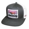 Justin Cap - Black/White -Guadalajara Western Wear 1536026