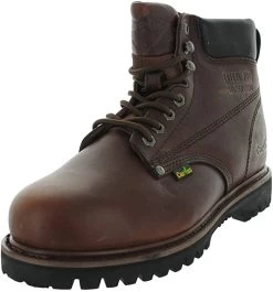 Cactus Men's 627S Steel Toe Dark Brown
