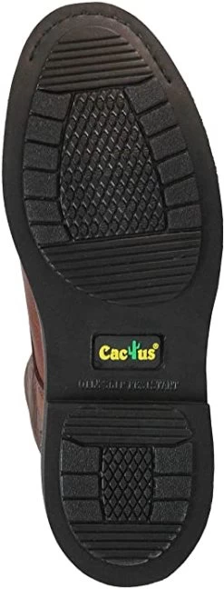 Cactus Men's 8" 8732 Dark Brown Oil-Tumbled Leather Work Boots -Guadalajara Western Wear 81FyRjXAWyL. AC UY695