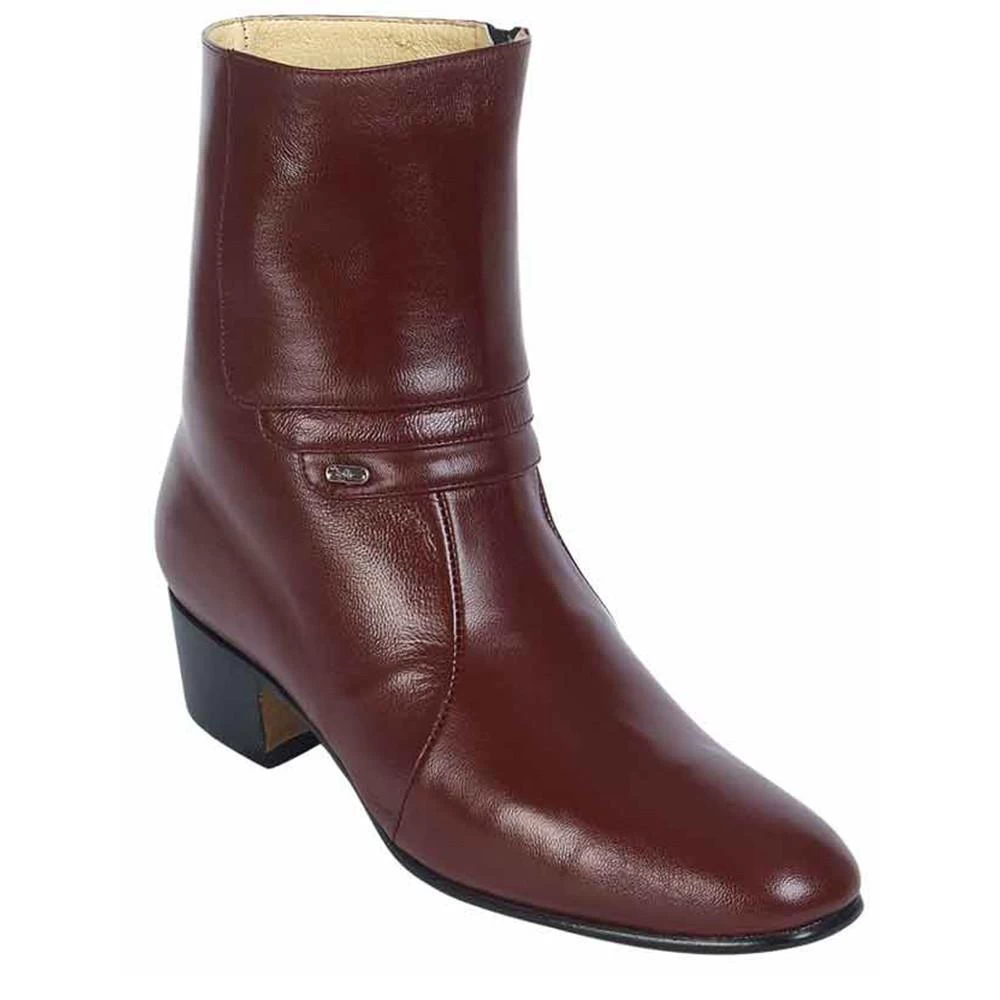 El Besserro Men's Wine Western Ankle Dress Boot 3 El Besserro Men's Wine Western Ankle Dress Boot