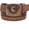 Cuadra Sand Modern Leather Belt