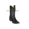 Los Altos Black Caiman Tail Wide Square Toe Cowboy Boots -Guadalajara Western Wear GDL 2 BOOTS WEBSITE 2020 10
