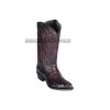Los Altos Black Cherry Caiman Hornback J Toe Cowboy Boots -Guadalajara Western Wear GDL 2 BOOTS WEBSITE 2020 139
