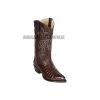 Los Altos Brown Caiman Tail J Toe Cowboy Boots -Guadalajara Western Wear GDL 2 BOOTS WEBSITE 2020 142