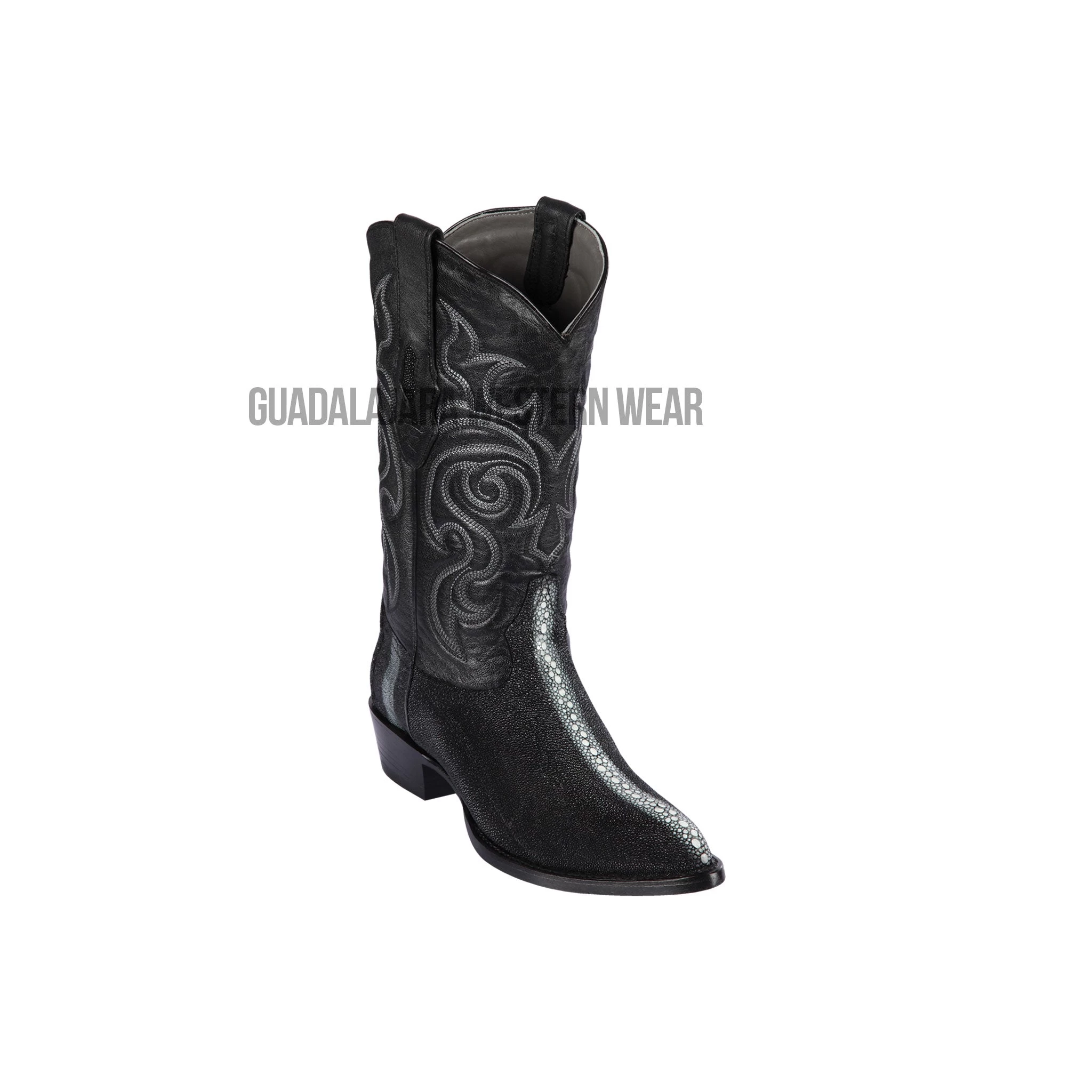 Los Altos Black Stingray Rowstone J Toe Cowboy Boots 3 Los Altos Black Stingray Rowstone J Toe Cowboy Boots