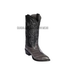 Los Altos Gray Eel J Toe Cowboy Boots