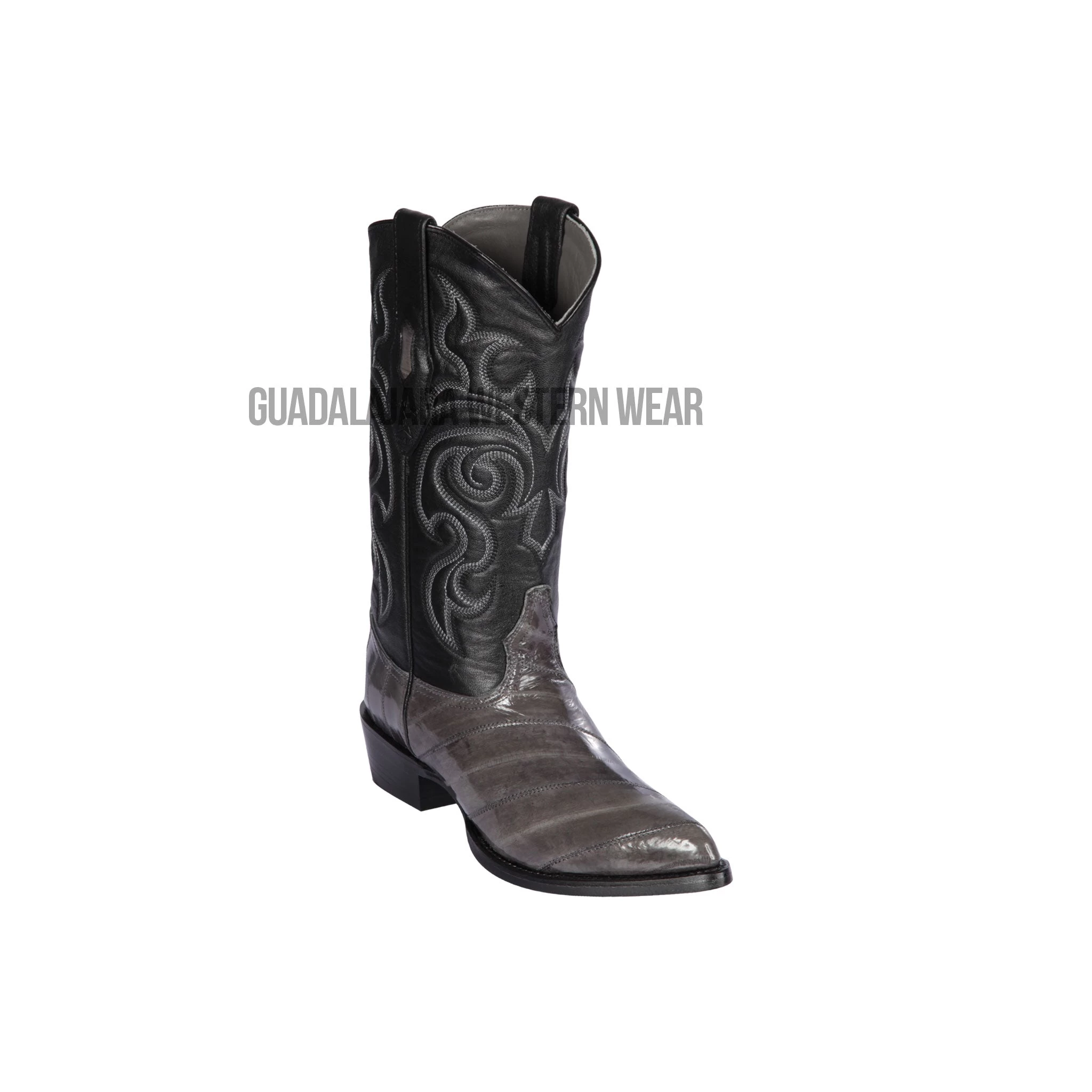 Los Altos Gray Eel J Toe Cowboy Boots 3 Los Altos Gray Eel J Toe Cowboy Boots