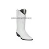 Los Altos White Eel J Toe Cowboy Boots