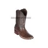 Los Altos Brown Caiman Flank Wide Square Toe Cowboy Boots -Guadalajara Western Wear GDL 2 BOOTS WEBSITE 2020 58