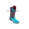 Los Altos Turquoise Ostrich Wide Square Toe Women Western Boot -Guadalajara Western Wear GDL 3 JAN BOOTS WEBSITE 2020 10