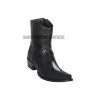 Los Altos Black Single Stone Stingray European Square Toe Ankle Boot -Guadalajara Western Wear GDL JAN 2 BOOTS WEBSITE 2020 115