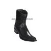 Los Altos Black Single Stone Stingray & Deer European Square Toe Ankle Boot -Guadalajara Western Wear GDL JAN 2 BOOTS WEBSITE 2020 153
