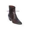 Los Altos Brown Ostrich Leg Round Toe Ankle Boot -Guadalajara Western Wear GDL JAN 2 BOOTS WEBSITE 2020 179