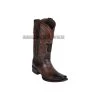 Los Altos Faded Brown Ostrich Belly European Square Toe Cowboy Boots -Guadalajara Western Wear GDL JAN 2 BOOTS WEBSITE 2020 57