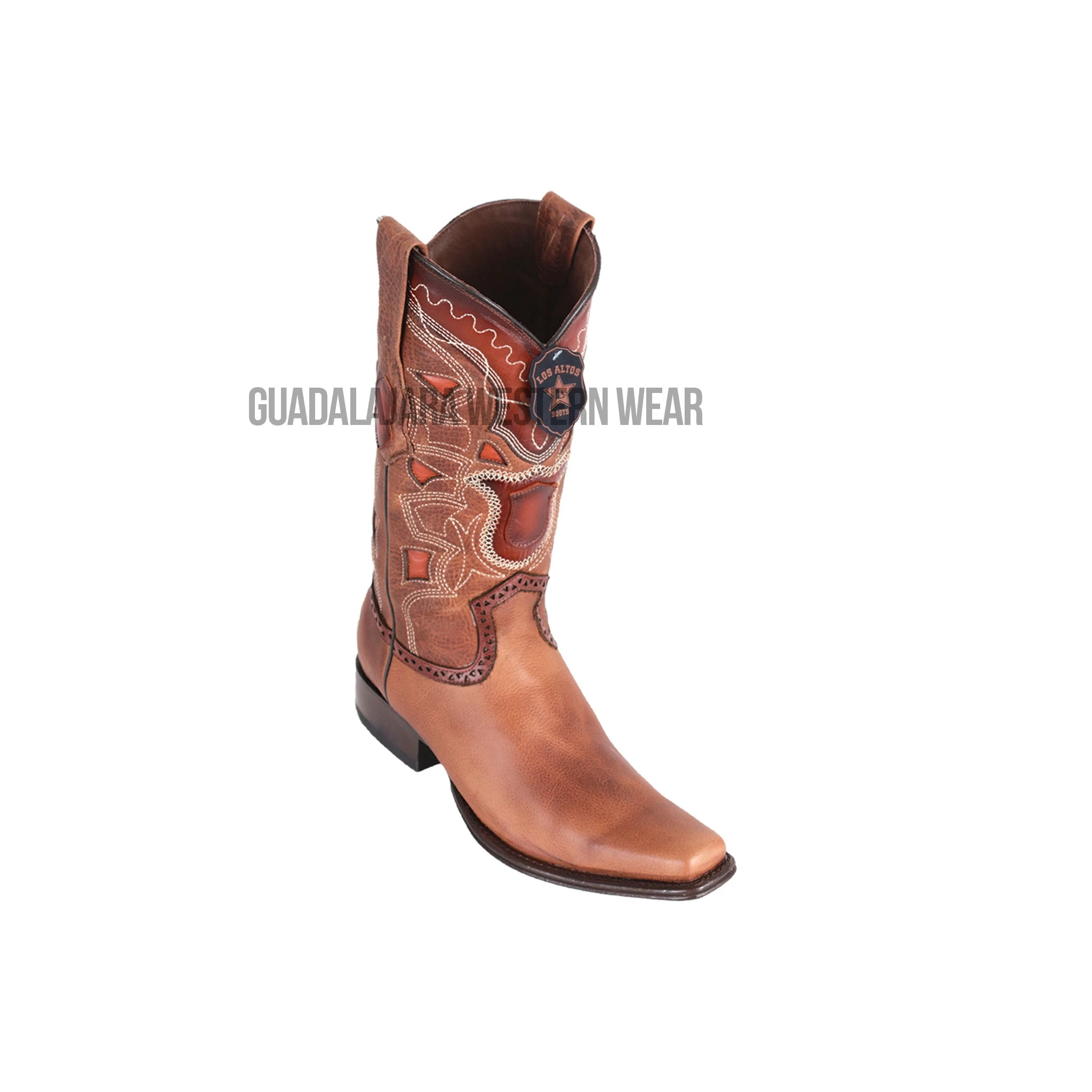 Los Altos Honey Rage European Square Toe Cowboy Boots 3 Los Altos Honey Rage European Square Toe Cowboy Boots