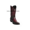 Los Altos Faded Burgundy Rowstone Stingray & Deer European Square Toe Cowboy Boots -Guadalajara Western Wear GDL JAN 2 BOOTS WEBSITE 2020 80