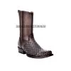 Cuadra Black / Grey Dubai Toe Leather Ankle Boot -Guadalajara Western Wear GDL MAY BOOTS WEBSITE 2020 16