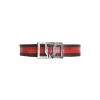 Vestigium Black / Red Ostrich Leg Casual Belt -Guadalajara Western Wear GDL MAY BOOTS WEBSITE 2020 FINAL 2 42
