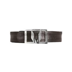 Vestigium Black Ostrich Belly Casual Belt