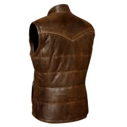 Cuadra Men's Lamb Vest Brown -Guadalajara Western Wear H104BOB BR 3T