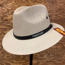 Explorer Tombstone Straw Hat (Beige / Crema) -Guadalajara Western Wear IMG 0287