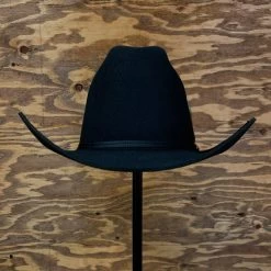 Stetson 6x Rancher Black Cowboy Felt Hat Sinaloa (Copa Alta Falda/Brim 3.5") -Guadalajara Western Wear IMG 0358