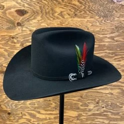 Stetson 6x Skyline Negro Horma Sinaloa (Copa Chica Falda/Brim 3.5") -Guadalajara Western Wear IMG 0492