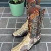 Los Altos Oryx Python European Square Toe Cowboy Boots 2 Los Altos Oryx Python European Square Toe Cowboy Boots -Guadalajara Western Wear IMG 0593