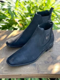 Vestigium Nobuk Black Chelsea Boot