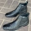 Vestigium Black Caiman Belly Chelsea Boot -Guadalajara Western Wear IMG 0713