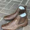 Vestigium Brown Caiman Belly Chelsea Boot 2 Vestigium Brown Caiman Belly Chelsea Boot -Guadalajara Western Wear IMG 0717