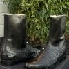 Cuadra Botin De Caiman - Black -Guadalajara Western Wear IMG 0756
