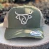 Lost Calf Cap - Olive Green / Tan -Guadalajara Western Wear IMG 0781