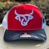 Lost Calf Cap - Red/White/Blue -Guadalajara Western Wear IMG 0783