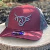Lost Calf Cap - Charcoal/Burgandy -Guadalajara Western Wear IMG 0796